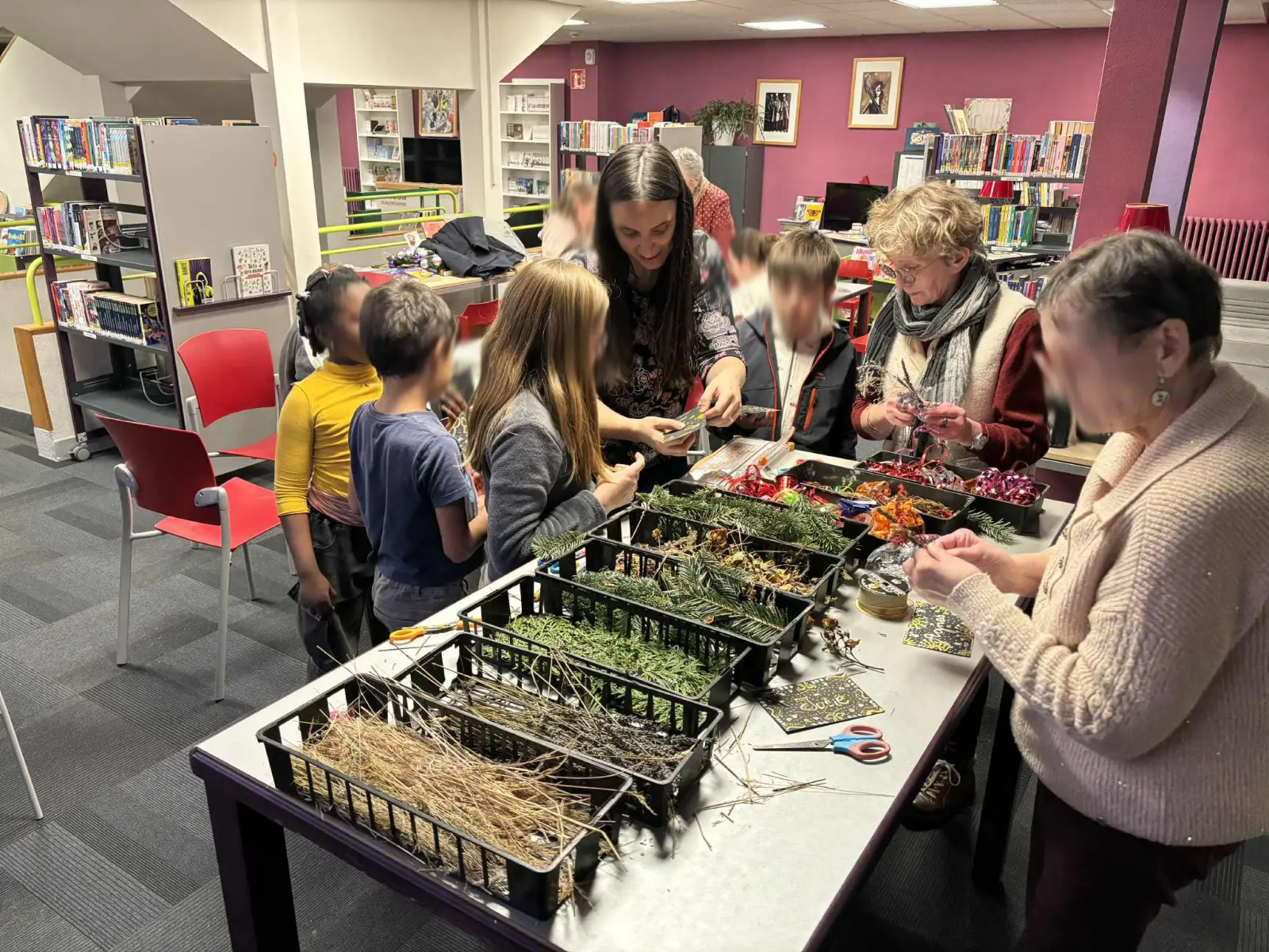 Atelier à la médiathèque